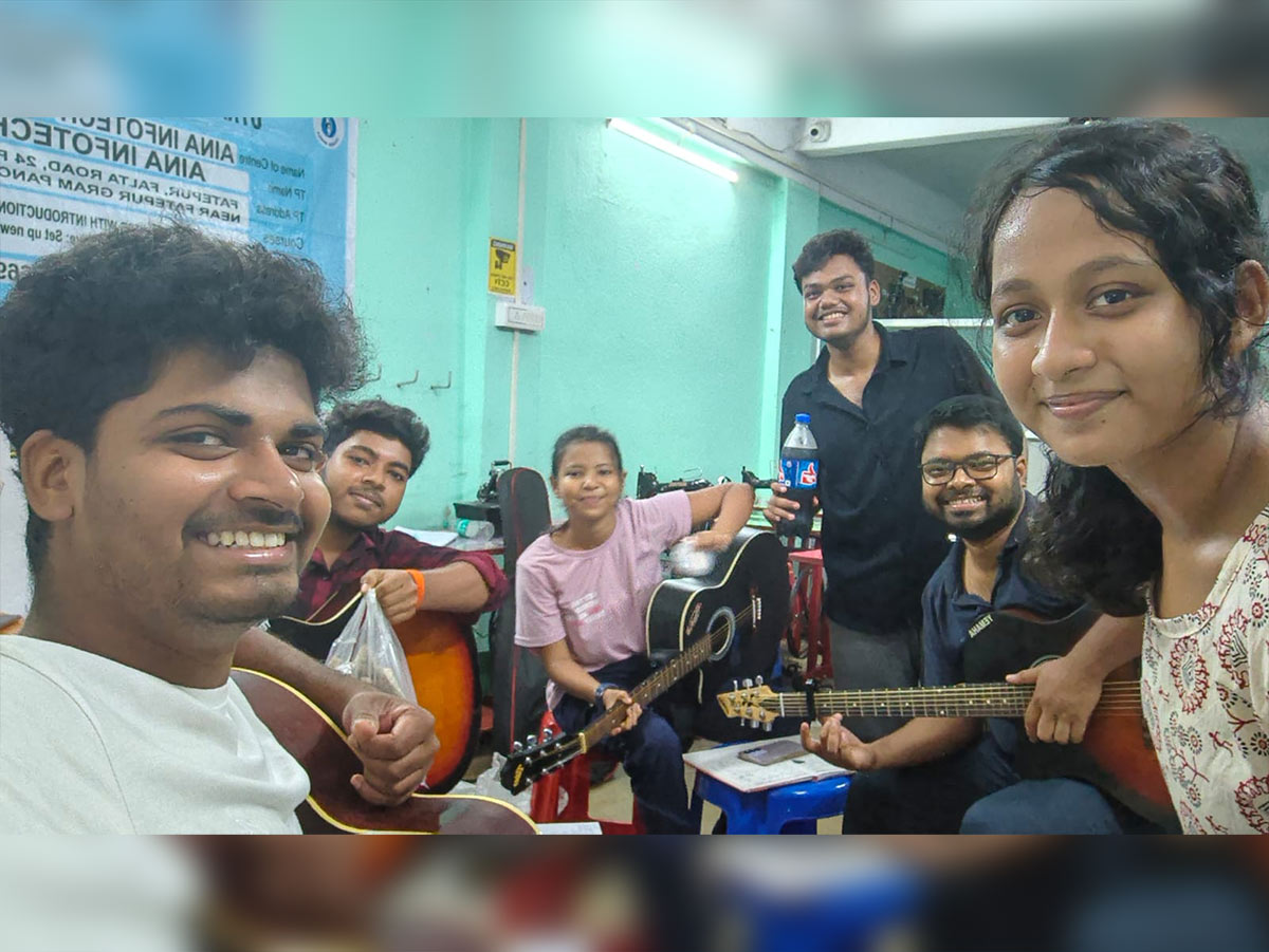 A fun musical moment at STRUM ACADEMY